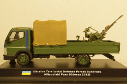 Mitsubishi Fuso Ukraine Territorial Forces Gun Truck (Odessa 2022), TruckTyr 1:43