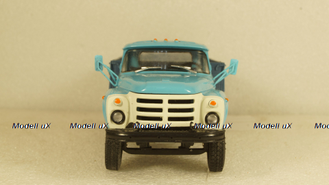 Зил-8Э130Г опытный дизельный голубой, Алник 1:43