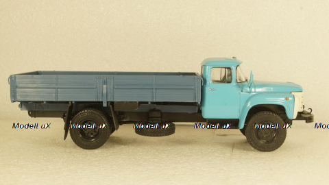 Зил-8Э130Г опытный дизельный голубой, Алник 1:43