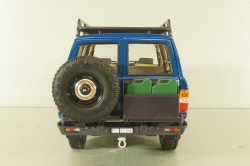 Toyota Land Cruiser 60 1981, blue, w/roof rack + (08956XBL), KYO8956XL, Kyosho 1:18