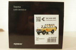 Toyota Land Cruiser 60 1981, beige, w/roof rack + (08956XBE), KYO8956XE, Kyosho 1:18