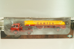 Pegasso Mofletes with semi trailer Campsa 1948, red/yellow, Semi remorque d'Exception #8, Altaya 1:43