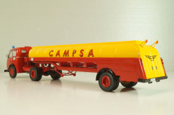 Pegasso Mofletes with semi trailer Campsa 1948, red/yellow, Semi remorque d'Exception #8, Altaya 1:43