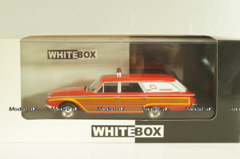 Ford Country Squire Ambulance 1964, red, WB181, WhiteBox 1:43 Уценка!