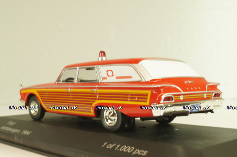 Ford Country Squire Ambulance 1964, red, WB181, WhiteBox 1:43 Уценка!