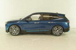 BMW iX 2022, blue metallic, 110023100,  Minichamps 1:18