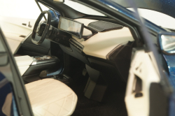 BMW iX 2022, blue metallic, 110023100,  Minichamps 1:18