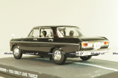 Toyota Crown from movie "You only live twice" 1967, black, James Bond Modellauto Collection #56, Altaya 1:43
