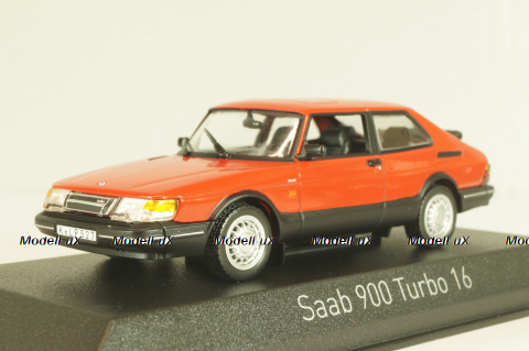 Saab 900 Turbo 1992, red, 810035, Norev 1:43