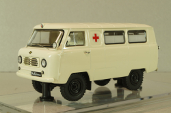 Уаз-450А, Скорая Медицинская Помощь (интерьер гражданской скорой) 1960 г, 145023, DiP Models 1:43