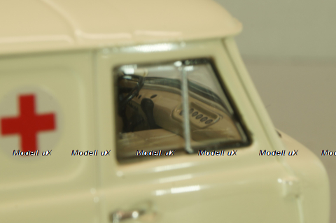 Уаз-450А, Скорая Медицинская Помощь (интерьер гражданской скорой) 1960 г, 145023, DiP Models 1:43