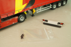 DAF XG with semi-trailer "Carpentier" 2008, red, 117898, Eligor 1:43 