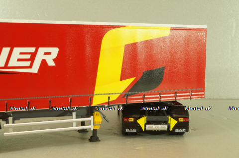 DAF XG with semi-trailer "Carpentier" 2008, red, 117898, Eligor 1:43 