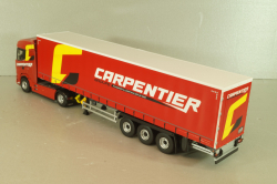 DAF XG with semi-trailer "Carpentier" 2008, red, 117898, Eligor 1:43 