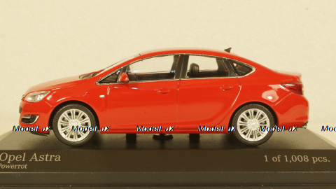 Opel Astra 2012 red, Minichamps 1:43