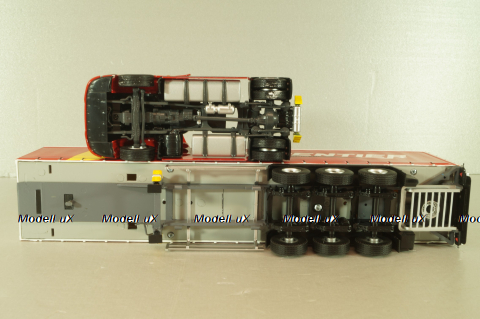 DAF XG with semi-trailer "Carpentier" 2008, red, 117898, Eligor 1:43 