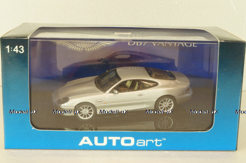 Aston Martin DB7 V12 Vantage 1999, silver, 50201, Autoart 1:43