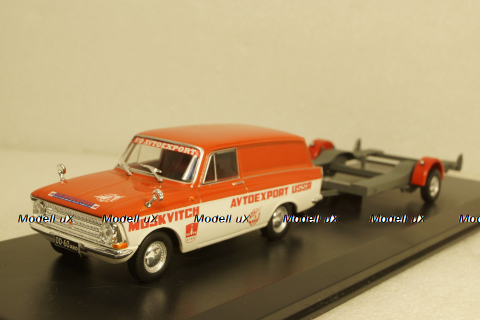 Москвич-433 с лафетом для перевозки автомобиля, TruckTyr 1:43