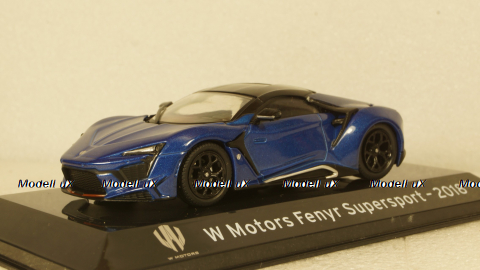 W Motors Fenyr Supersport 2018 bluemetallic/black, Altaya 1:43