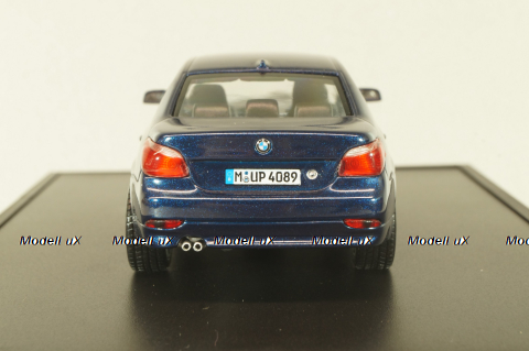 BMW 545i (E60) 2003, dark blue, 03501S, Kyosho 1:43
