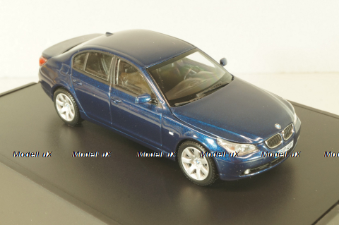 BMW 545i (E60) 2003, dark blue, 03501S, Kyosho 1:43