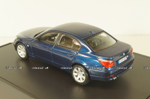 BMW 545i (E60) 2003, dark blue, 03501S, Kyosho 1:43