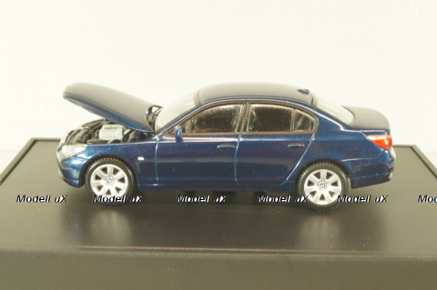 BMW 545i (E60) 2003, dark blue, 03501S, Kyosho 1:43