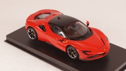 Ferrari SF90 hybrid stradale 2019 red, Burago 1:43