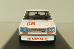 Datsun 510 BRE #68 1972, white/blue, 86346, Greenlight 1:43