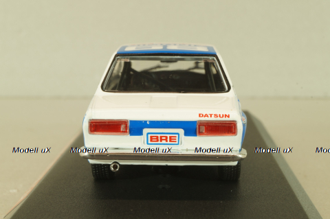 Datsun 510 BRE #68 1972, white/blue, 86346, Greenlight 1:43
