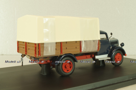 Opel Blitz S 3t 1937, truck, dark blue, 03061, Schuco 1:43