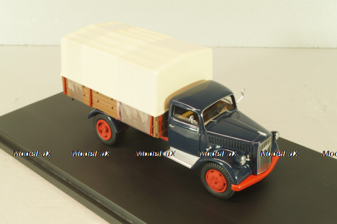 Opel Blitz S 3t 1937, truck, dark blue, 03061, Schuco 1:43