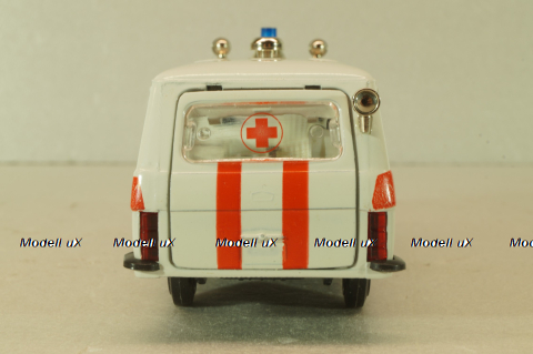 Раф-22031, скорая медицинская помощь, бело-серый, октябрь 1991, Тантал/Радон 1:43