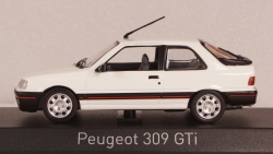 Peugeot 309 GTi 1987 white, 473909, Norev 1:43