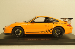 Porsche 911 GT3 RS 2009 - orange, 187562, Norev 1:18