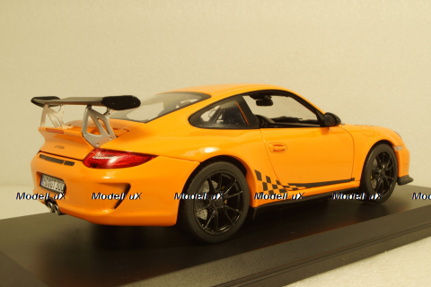 Porsche 911 GT3 RS 2009 - orange, 187562, Norev 1:18