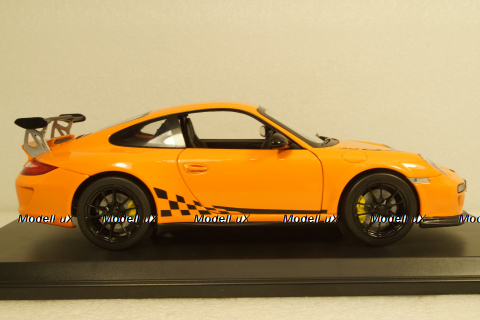 Porsche 911 GT3 RS 2009 - orange, 187562, Norev 1:18