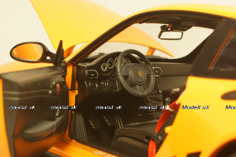 Porsche 911 GT3 RS 2009 - orange, 187562, Norev 1:18