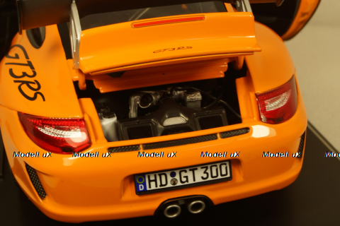 Porsche 911 GT3 RS 2009 - orange, 187562, Norev 1:18