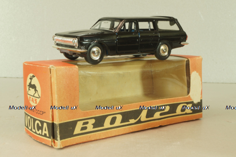 Газ-24-02 Волга, черная, (пластиковое дно) февраль 1993г., Тантал/Радон 1:43