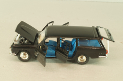 Газ-24-02 Волга, черная, (пластиковое дно) февраль 1993г., Тантал/Радон 1:43