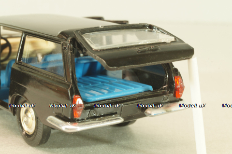 Газ-24-02 Волга, черная, (пластиковое дно) февраль 1993г., Тантал/Радон 1:43