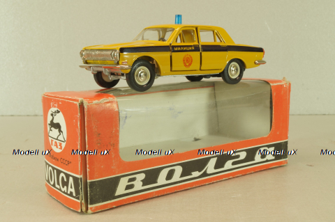 Газ-24 Волга ГАИ, ноябрь 1989, Тантал/Радон 1:43