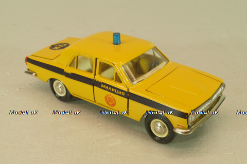 Газ-24 Волга ГАИ, ноябрь 1989, Тантал/Радон 1:43