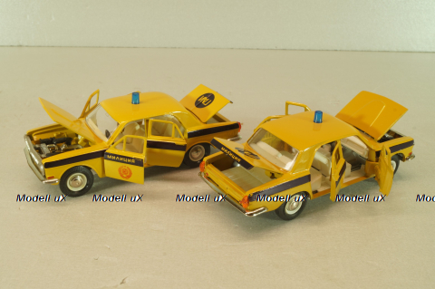 Газ-24 Волга ГАИ, ноябрь 1989, Тантал/Радон 1:43