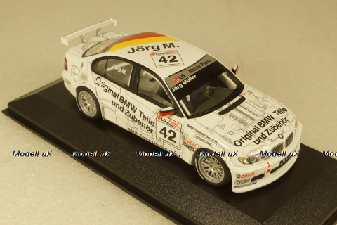 BMW 320i (E46) #42  ETCC Magny-Cours 2003, team Schnitzer, J.Müller, 400032442, Minichamps 1:43