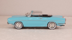 Renault Floride Convertible with removable Softtop 1959-1963 lightblue/black, Norev 1:43