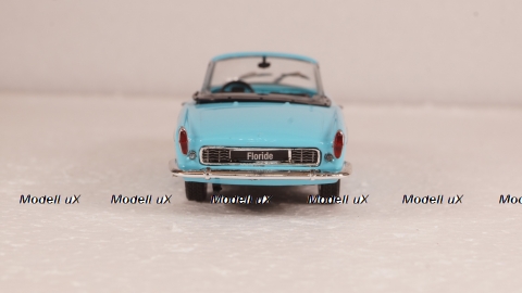 Renault Floride Convertible with removable Softtop 1959-1963 lightblue/black, Norev 1:43