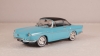 Renault Floride Convertible with removable Softtop 1959-1963 lightblue/black, Norev 1:43