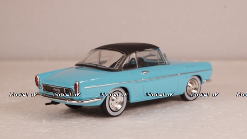 Renault Floride Convertible with removable Softtop 1959-1963 lightblue/black, Norev 1:43